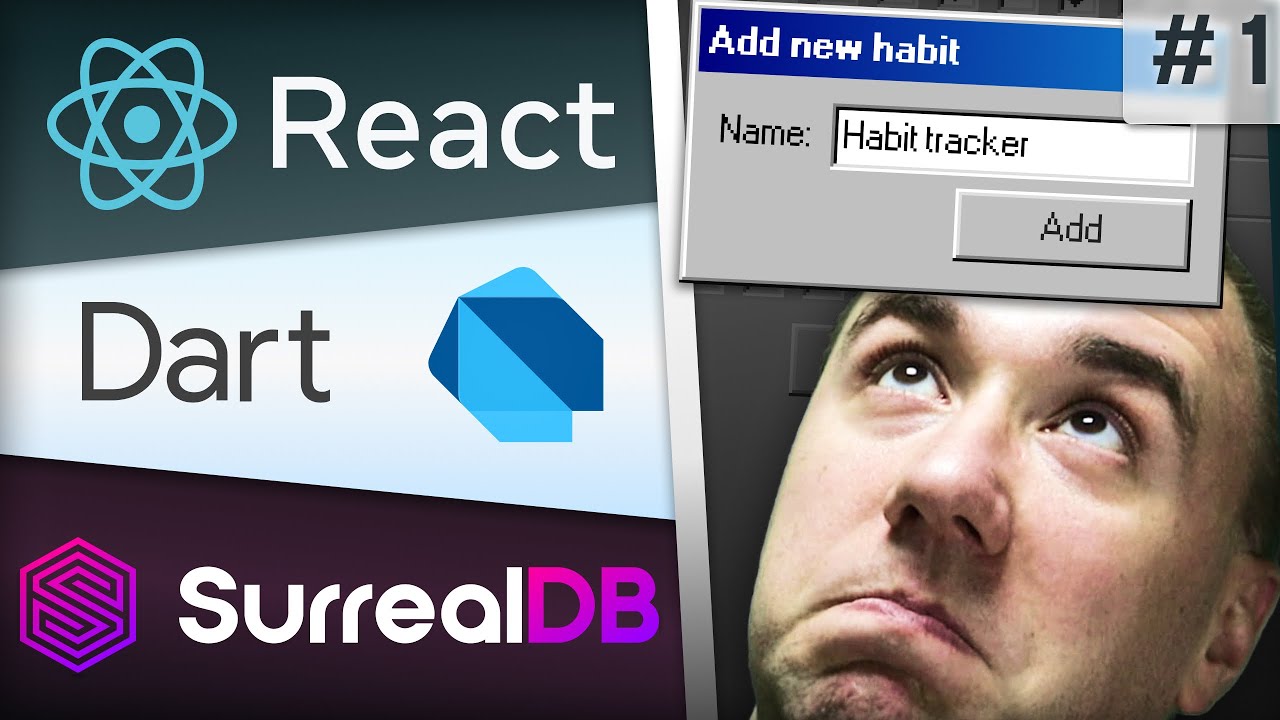 Learning React and Dart 🔴 Habit Tracker Dev Stream #1 - YouTube