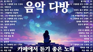 카페에서 듣기 좋은 팝송ㅣPLAYLIST☕하루마다 좋은 음악으로 시작할수 있어서 좋네요  카페음악 광고없는  아침음악  음악 다방