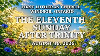 The 11th Sunday after Trinity - August 16, 2026