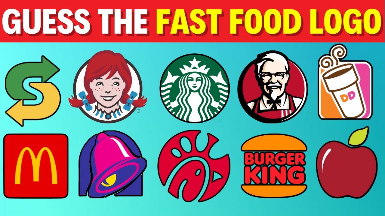 Guess The FAST FOOD Logo In 3 Seconds Most Popular Fast Food