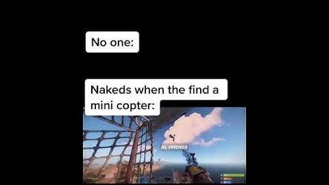 Rust Noobs when they find a minicopter💀🤣 | Rust Funny #shorts