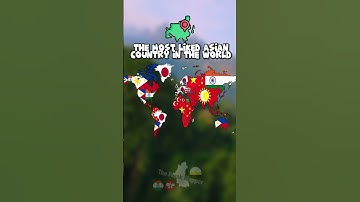 The most liked Asian country in the world #europe #history #geography #mapping #mapper