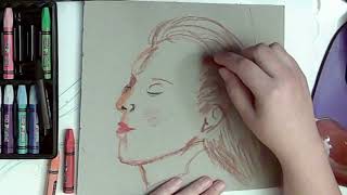 Thrifty Thursday - Bazic Oil Pastels #faceuary