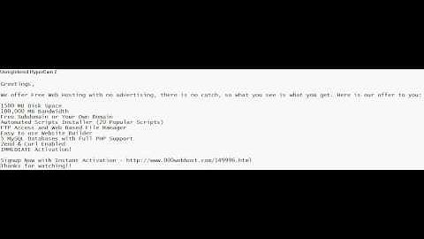 Free Web Hosting with PHP, MySQL and cPanel, No Ads