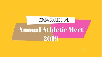 63rd Annual Athletic Meet 2019 | Doaba College, Jalandhar | PG Dept. of Computer Science & IT