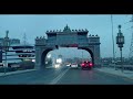 Driving in center of Ulaanbaatar, Драйв по центру Улан-Батора, Монголия. モンゴルの首都ウランバートルにドライブ