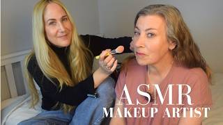 ASMR Makeup Artist does Soft Pink Makeup Look for Date Night 💕 (rummage soft talk)