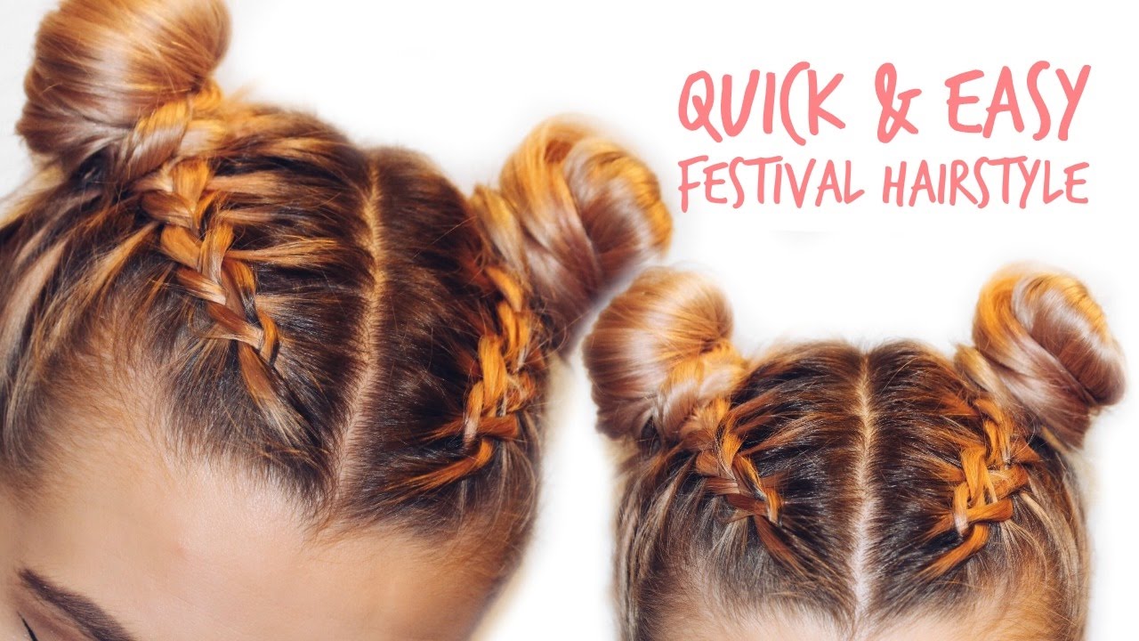 Hair Tutorial  Easy Festival Braids