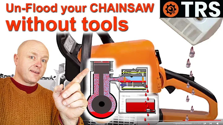 Unflood your Chainsaw | With or without Tools.  (by Craig Kirkman)