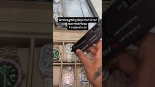 Heavy Iced VVS Watch  | Luxury That Shines 24/7  #icedjewelz #moissanitewatch #hiphopjewelry