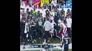 The ref got laid out... Seahawks vs Patriots - Super Bowl LX