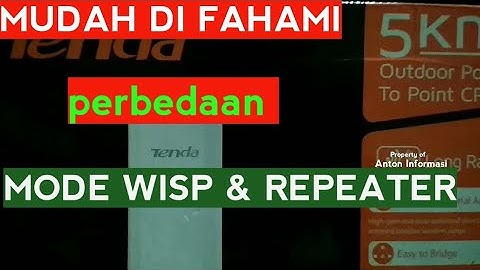 PERBEDAAN MODE WISP DAN REPEATER | TUTORIAL DAN INFORMASI WIFI