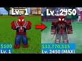 Becoming spider man in blox fruits using spider awakening