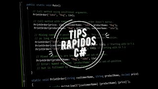 Tips rapidos en C#/ StreamWriter - StreamReader