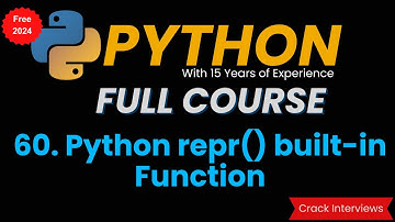 Python repr method | repr in Python