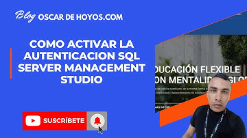 Como activar el ingreso por autenticación SQL Server Management Studio ✅SOLUCIONADO✅