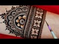       front hand bridal mehndi designs theme based mehandi design