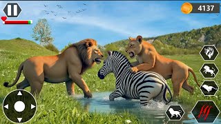 The Ultimate Lion King! 🦁 Wild Lion Family Simulator 3D Gameplay screenshot 1