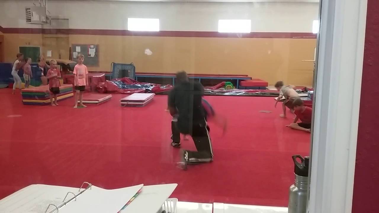 Jake Anderson gymnastics double back handspring YouTube