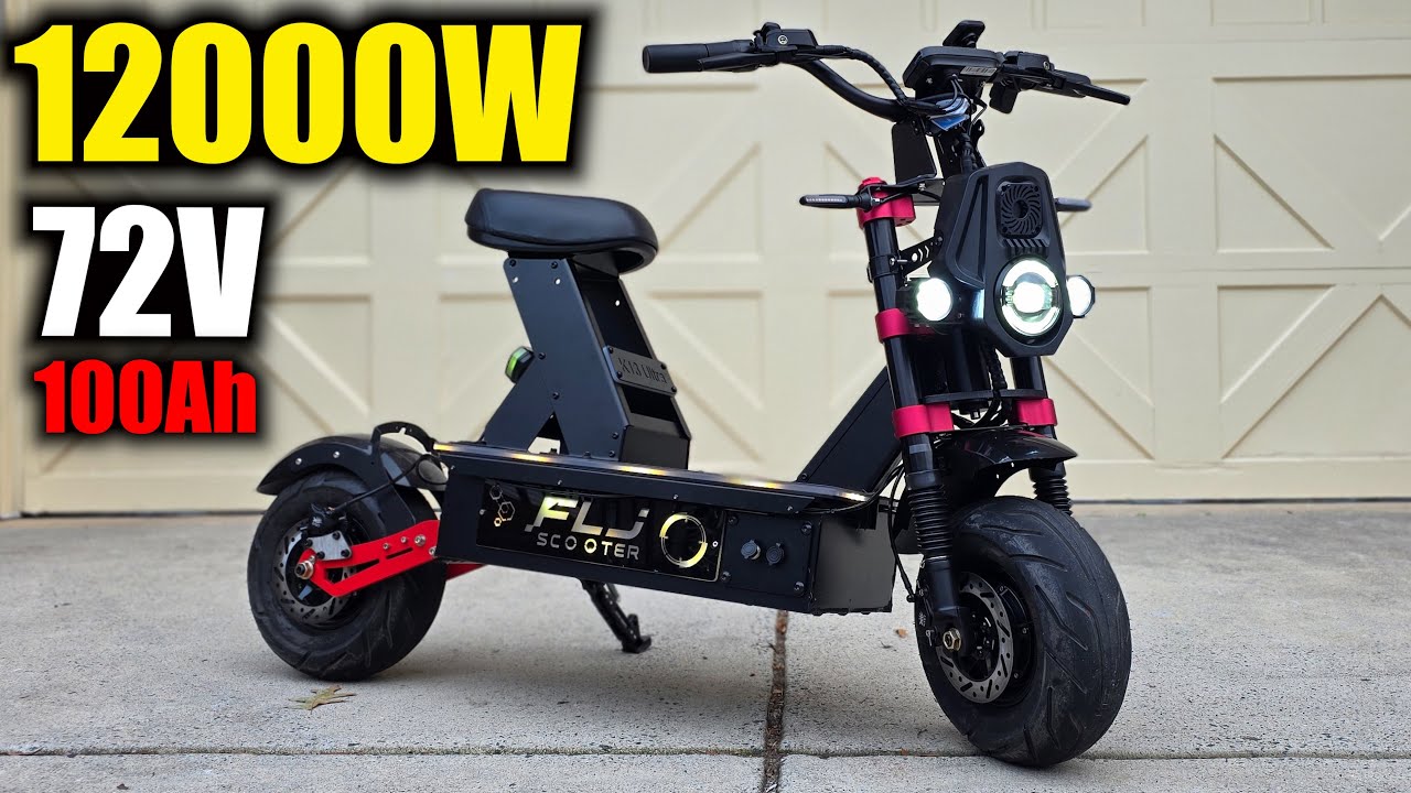 This is INSANE the World’s BIGGEST BATTERY E-scooter K13 Ultra UNBOXING!