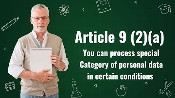 Article 9 (2)(a) of EU GDPR #gdpr #dataprivacy