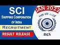 SCI RECRUITMENT (JAN2022) RESULT OFFSHORE -FLEET RELEASE 🔥 PLEASE CHECK SHORT LIST