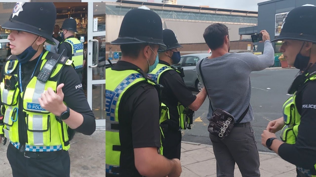 Arrested and Relesed after 20 minutes in Leeds by British Transport