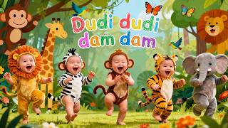 Dudi Dudi Dam Dam Dance 💃 💃 | Dodi Dodi Dum Dum Cutest Babies Dancing | Kids Hindi Rhymes #dudidudi