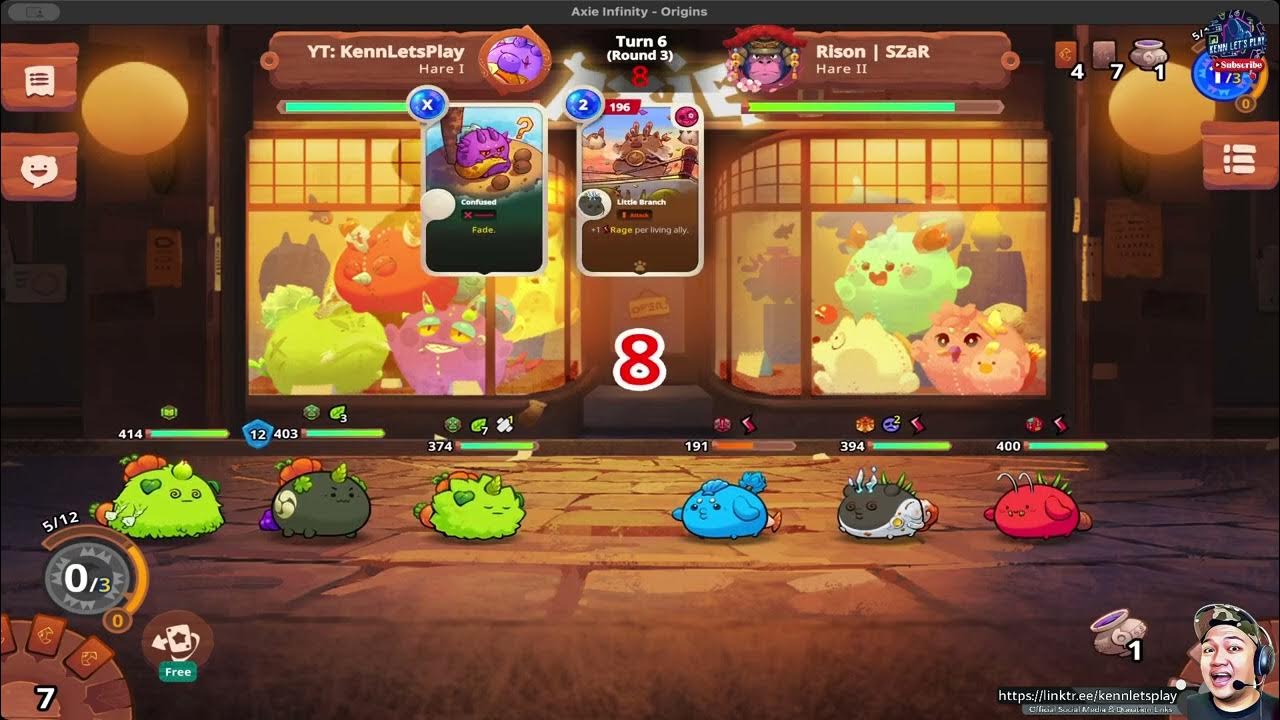 02 Mystic Axie wow oh wow AXIE ORIGINS Battle Highlights axieinfinity