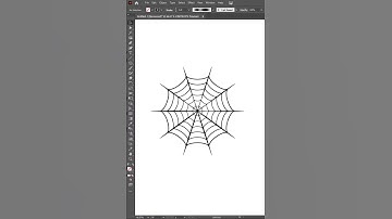 How to Create a Spider Web in Adobe Illustrator | Easy Vector Tutorial (2025)
