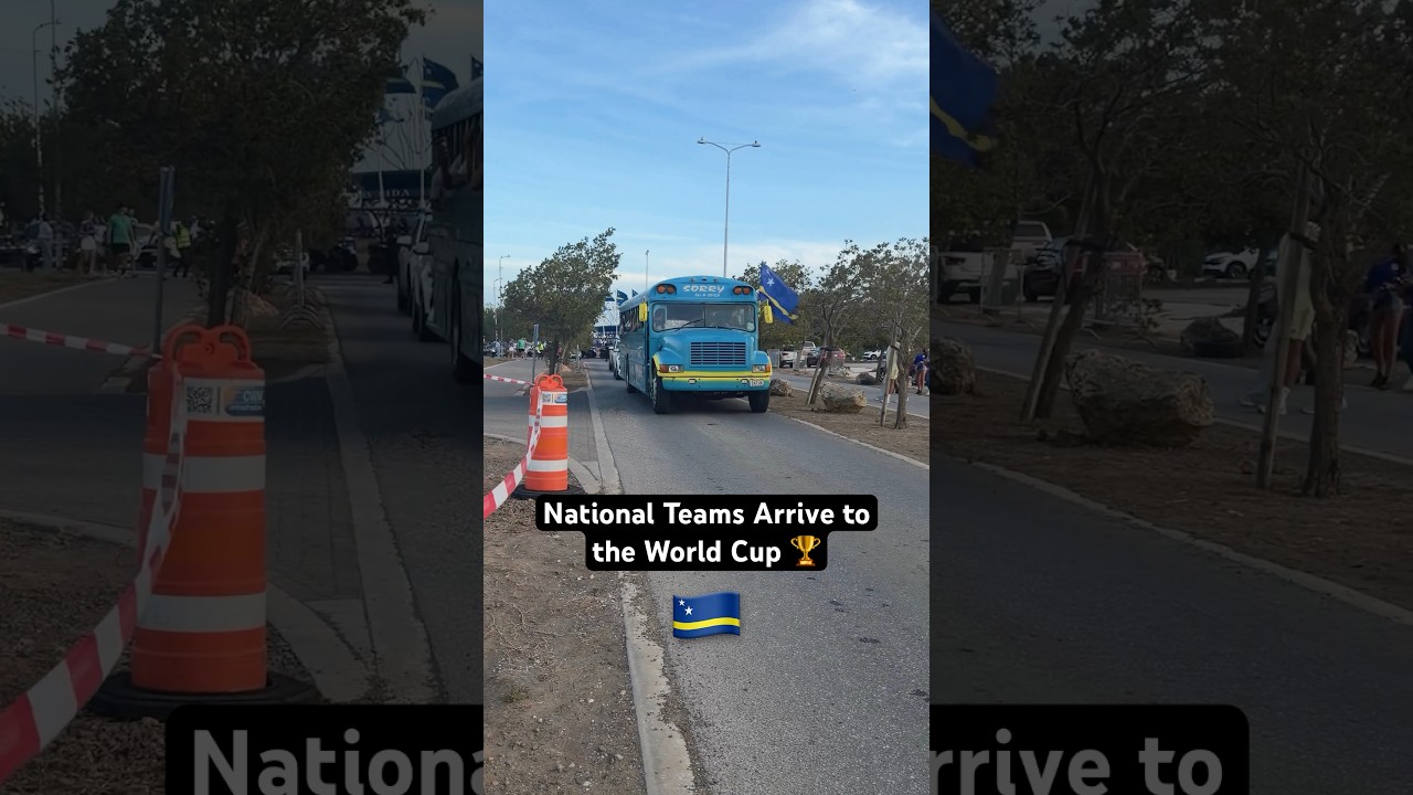 Teams Arrive to the World Cup!