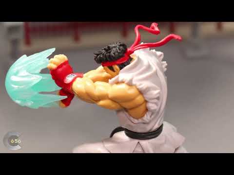 Street Fighter Stop Motion   Ryu vs  Ken vs  Chun li