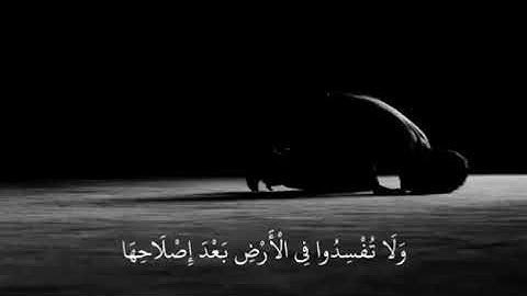 {ادْعُوا رَبَّكُمْ تَضَرُّعًا وَخُفْيَةً } ، تلاوة هادئة من سورة الأعراف | ♥️، القارئ : سعد الغامدي