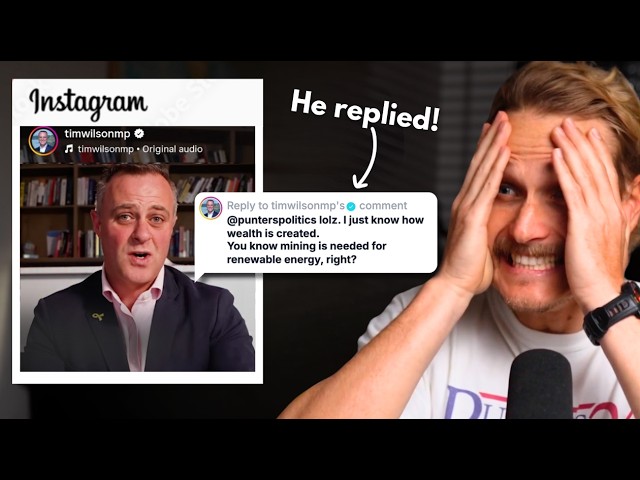 Liberal MP ACCIDENTALLY Reveals Who He Really Works For | Punters Politics