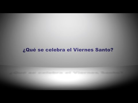 Video: ¿Se usa ropa especial el Viernes Santo?