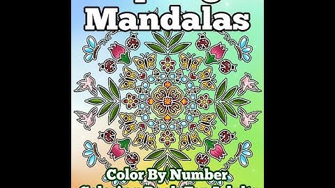 Spring Mandalas Color By Number Coloring Book - Color Questopia FLIP THROUGH