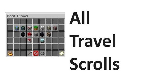 How to get all Travel scrolls in Hypixel skyblock