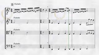 Con te Partiro for STRING QUARTET