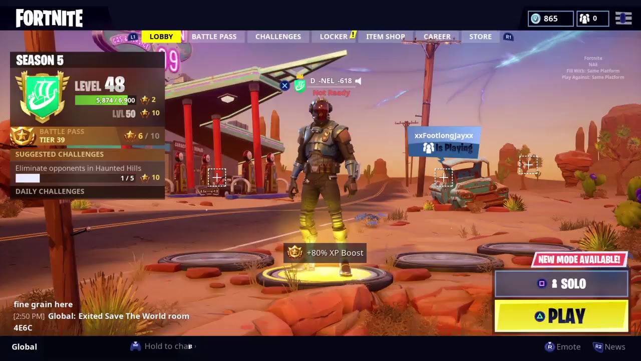 Fortnite Season 5 Live with DNEL - YouTube