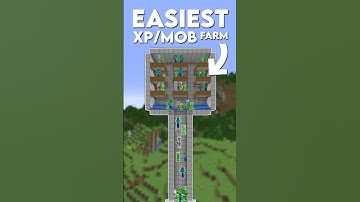 Minecraft Easiest MOB XP Farm Tutorial! | #Shorts