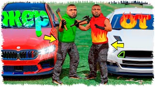 ЖАСЫЛ ДЖОННИ vs ҚЫЗЫЛ ДЖОННИ (GTA V) джони жони