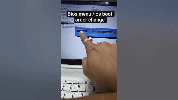 HP laptop BIOS MENU / OS BOOT ORDER CHANGE #likeandsubscribe #hplaptop @YouTube #techfixne