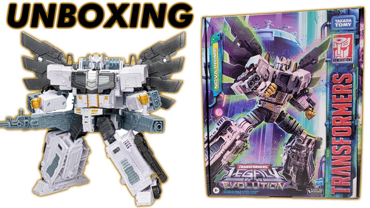 Unboxing and Reaction: Transformers Legacy Evolution Nova Prime