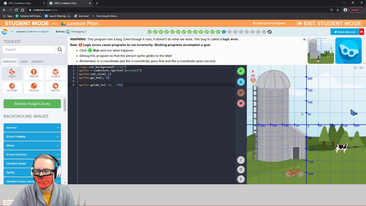 Unit 2 of Intro to Codesters - YouTube
