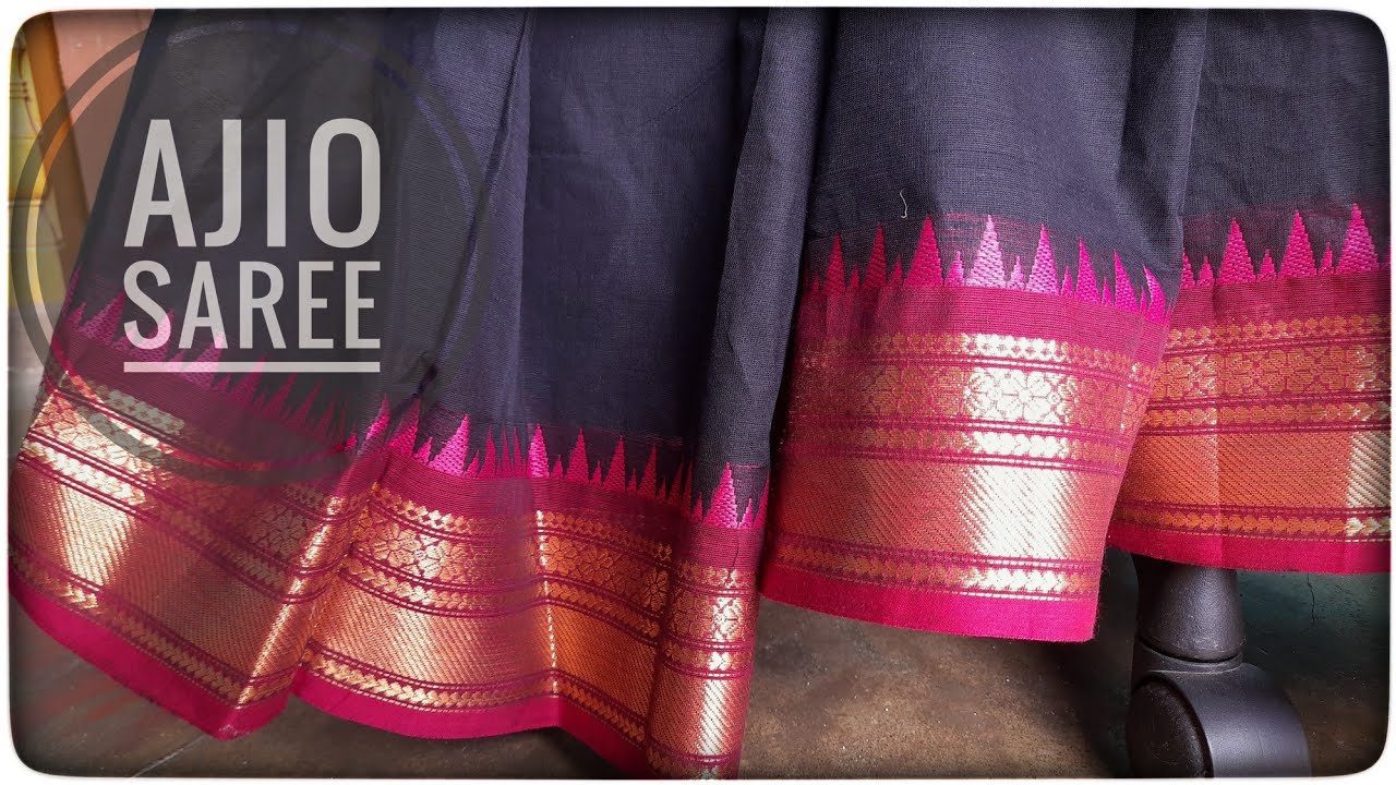 Ajio - Indie Picks Brand- Cotton saree