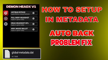HOW TO SETUP IN METADATA HACK 🔥 AUTO BACK PROBLEM FIX 💀 ALL SERVER WORKING 💯