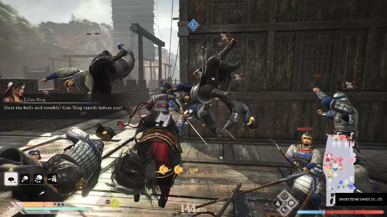 Dynasty Warriors Origins | Battle Of Sanjiangkou | Sun Quan's Force's Vs Cao Cao's Force's