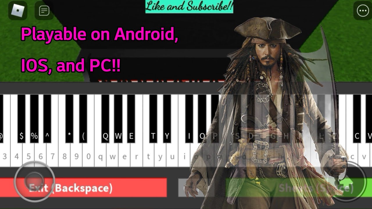 Roblox Piano Pirates Of The Caribbean