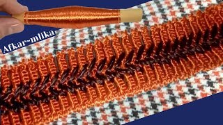 جديد كروشي 2020/ ملاقية سلسول الحوتة مباشرة على التوب / على طول الجلابة..crochet