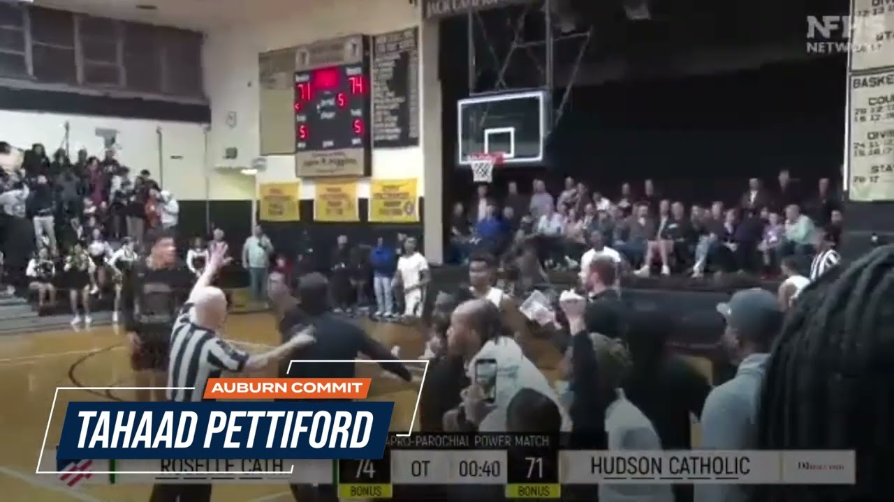 WATCH: Tahaad Pettiford drops 42 and send the game to DOUBLE OVERTIME!  😱